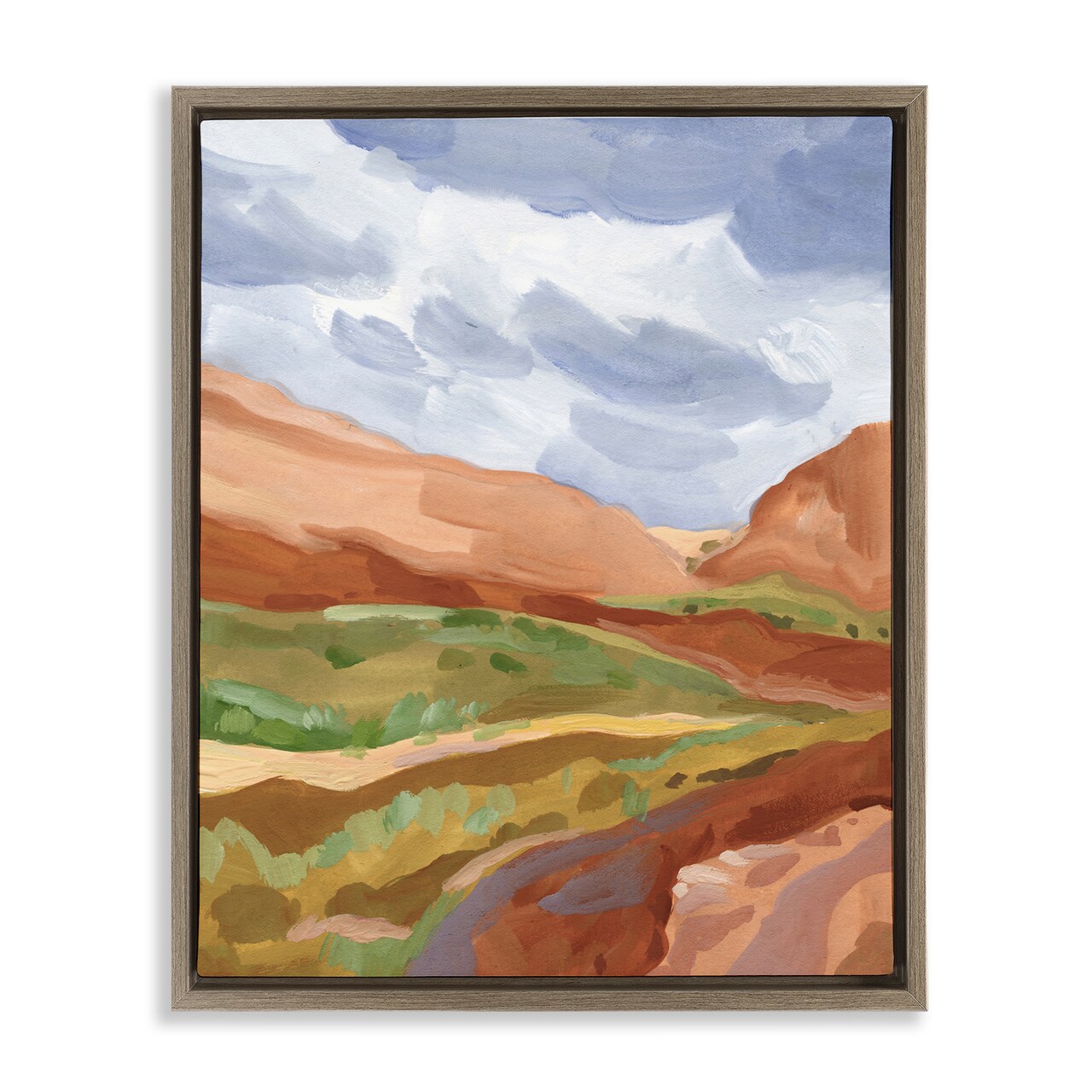 Stupell Industries Arizona Outlook Western Landscape Floating Frame By Victoria Barnes